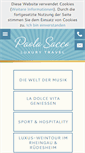 Mobile Screenshot of paolasacco.com